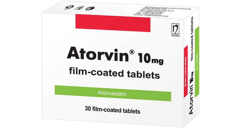 Atorvin 10mg 30 Film Tablets